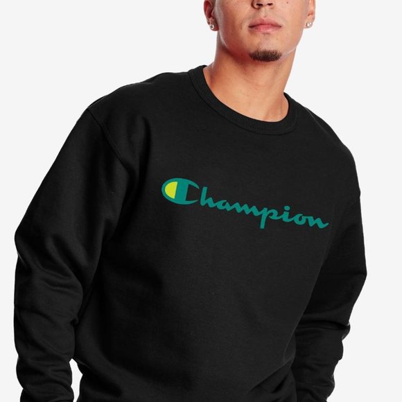 Champion Other - Champion Men's Script Logo-Print Fleece Sweatshirt